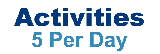 5 Coordinated Activities Per Day
